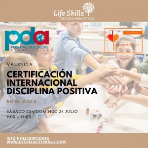 VALENCIA • Talleres de Certificación Internacional Disciplina Positiva en el Aula