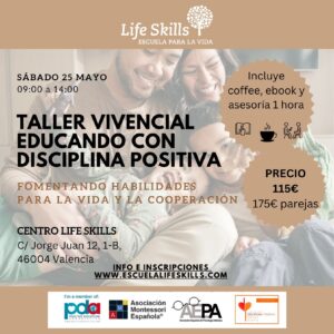 VALENCIA – Taller Vivencial Educando Disciplina Positiva para Familias