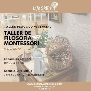 Escuela Life Skills-Taller de Filosofía Montessori para la Primera Infancia (3 a 6 años)