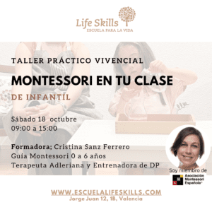 Taller Práctico Montessori en tu Clase de Infantil (2 a 6 años)