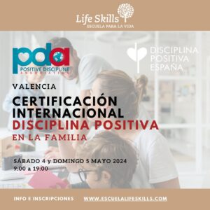 VALENCIA – Taller de Certificación Disciplina Positiva en las Familias (19ª Edición)