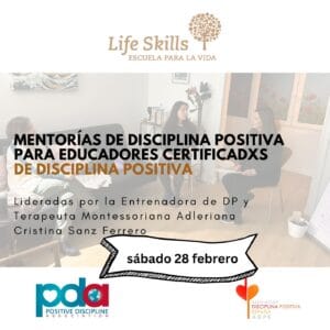 Gratuita-Mentoría para Educadorxs de Disciplina Positiva