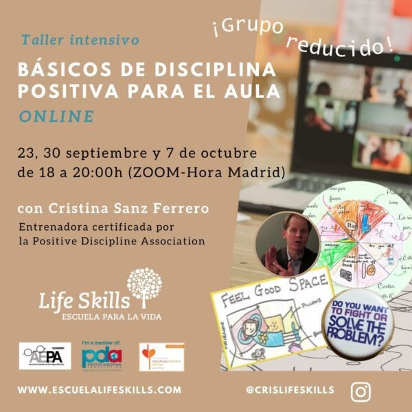 ONLINE-Taller Intensivo Disciplina Positiva para el Aula (2ª Edición) - Imagen 2